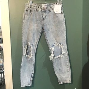 One teaspoon boyfriend jeans